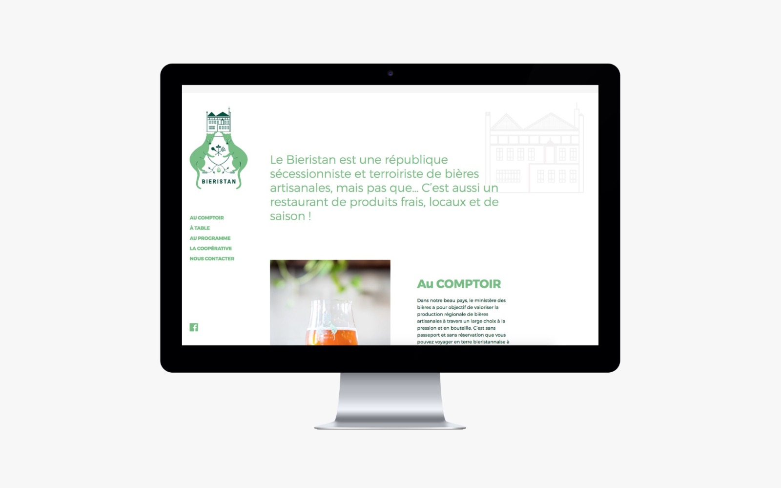 site web reponsive Bieristan