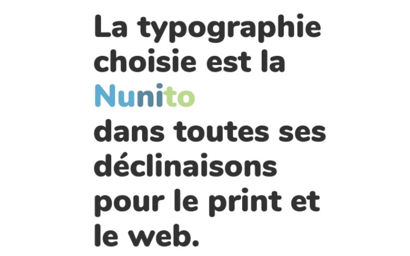typographie nunito web Siaf