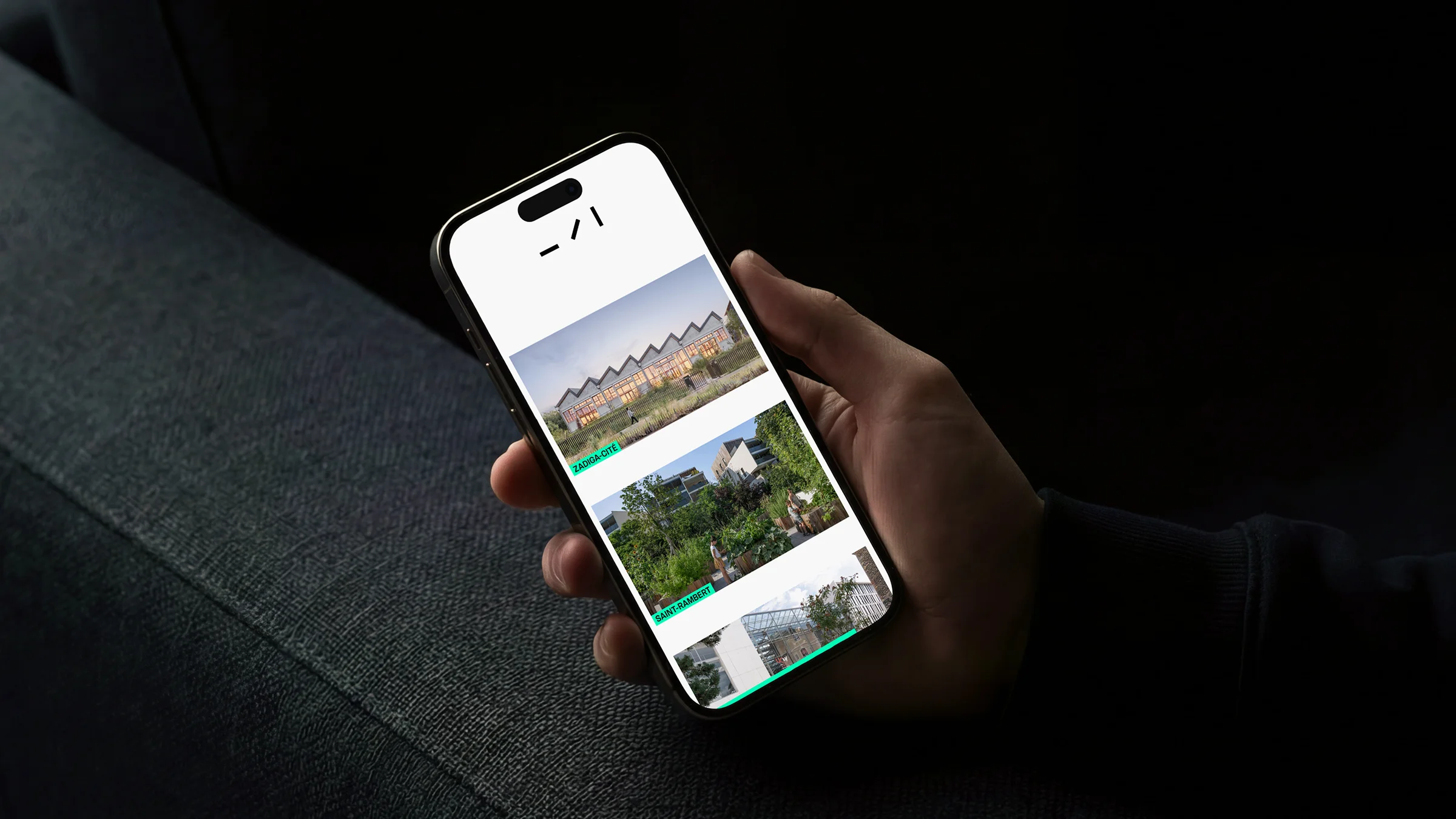 Atelier Roche site web version mobile