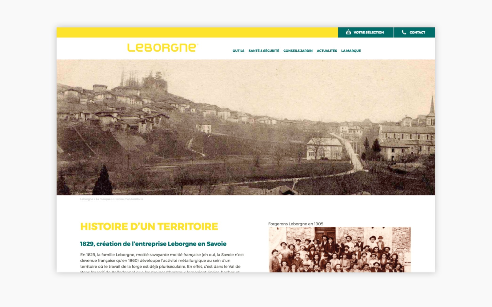 site internet responsive Leborgne