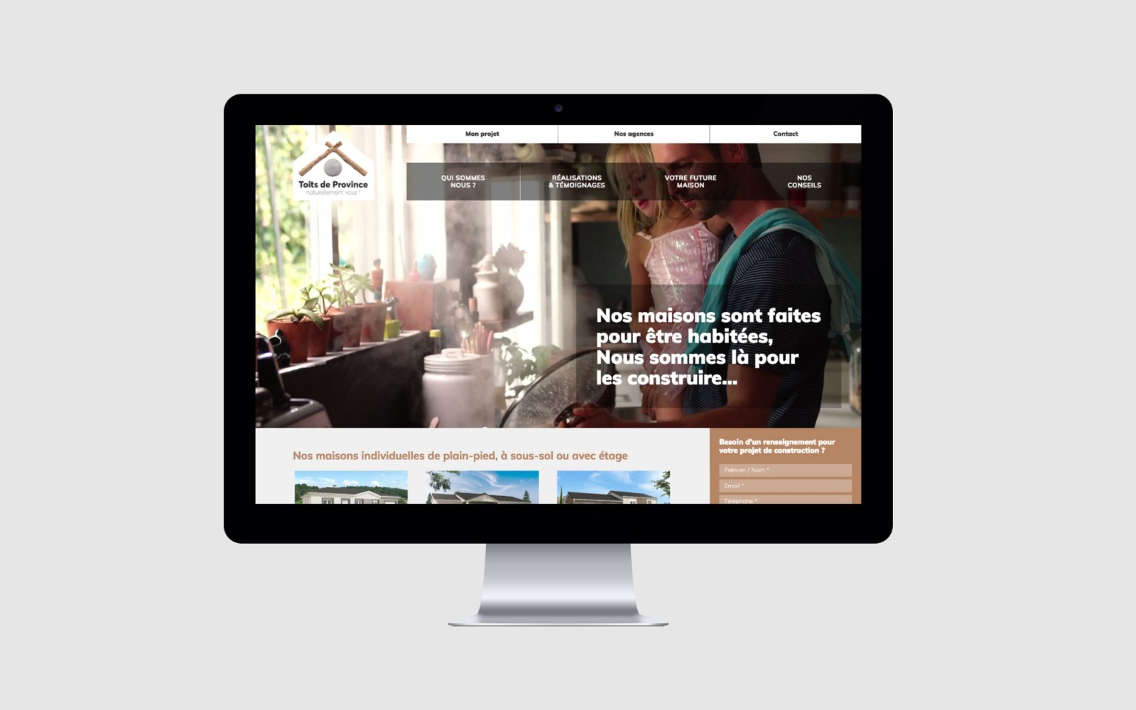 site web constructeur maison Toits de Province