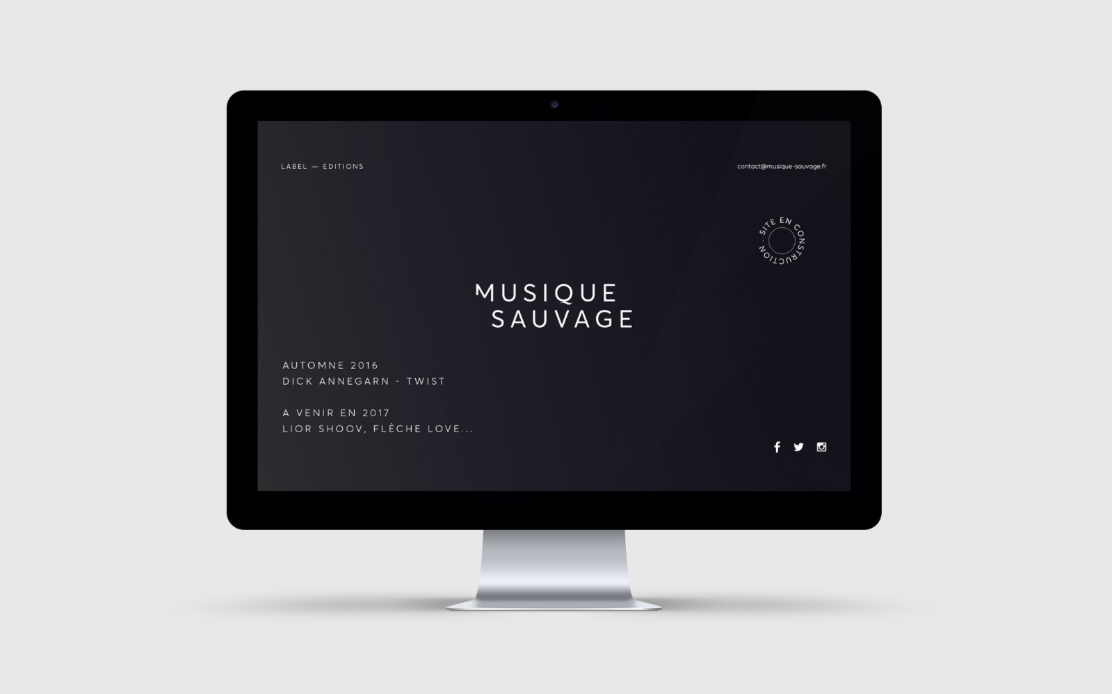 site internet label Musique Sauvage
